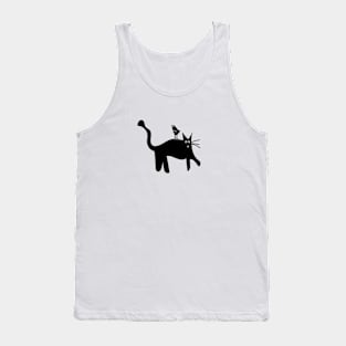 Cat And Bird. Tank Top